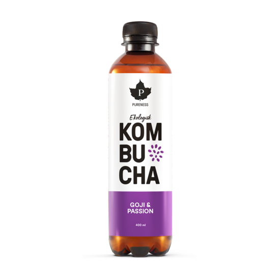 Pureness Ekologisk Kombucha Goji & Passionsfrukt 400 ml