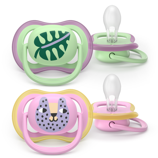 Philips Avent Ultra Air Napp Grön & Rosa 6-18 mån 2-pack