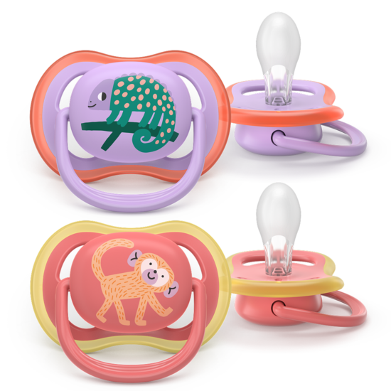 Philips Avent Ultra Air Napp Röd & Lila 18 mån+ 2-pack