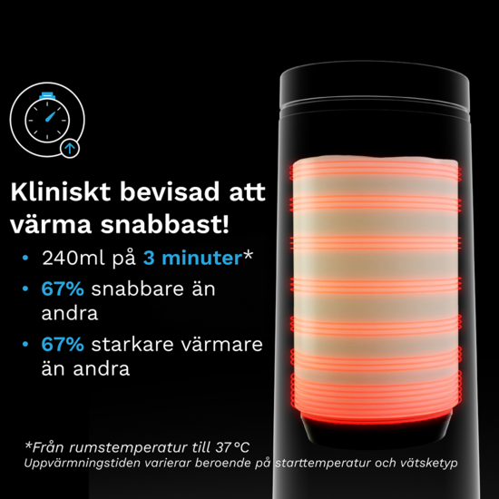 Baby Brezza Superfast Portable Bottle Warmer Black