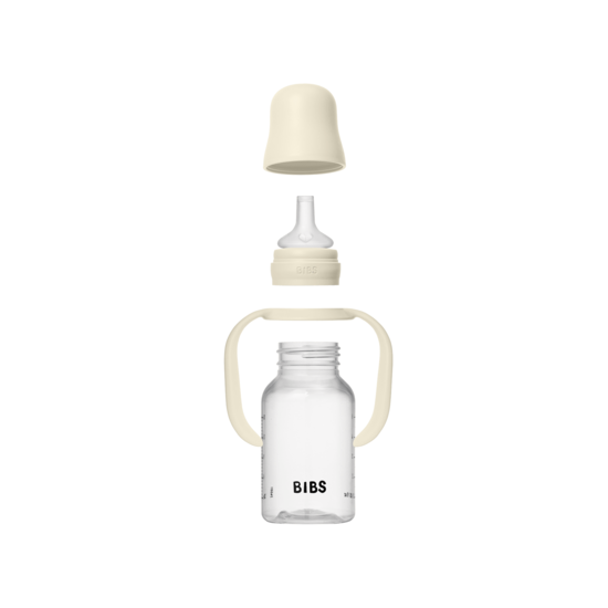 BIBS Baby Sippy Bottle Spout Silicone Ivory 150 ml 1-pack 