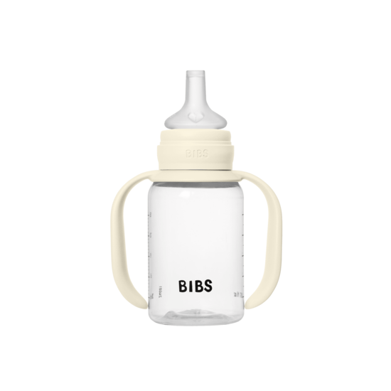 BIBS Baby Sippy Bottle Spout Silicone Ivory 150 ml 1-pack 
