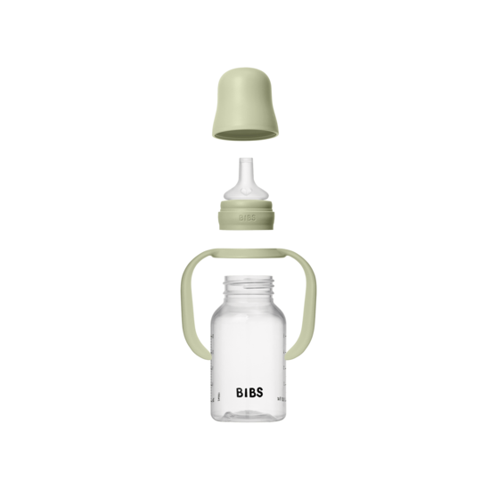 BIBS Baby Sippy Bottle Spout Silicone Sage 150 ml 1-pack