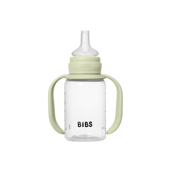 BIBS Baby Sippy Bottle Spout Silicone Sage 150 ml 1-pack