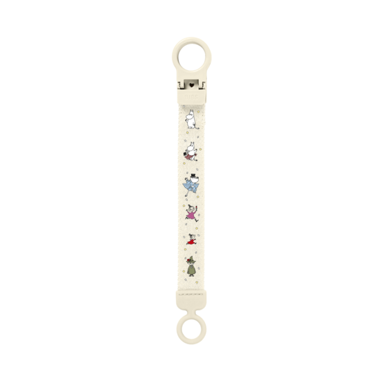 BIBS x Moomin Pacifier Clip Loop Ivory