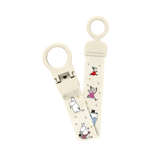 BIBS x Moomin Pacifier Clip Loop Ivory