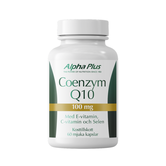 Alpha Plus Coenzym Q10 100 mg 60 mjuka kapslar