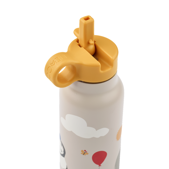LIEWOOD Falk Vattenflaska Around the World/Sandy 350 ml