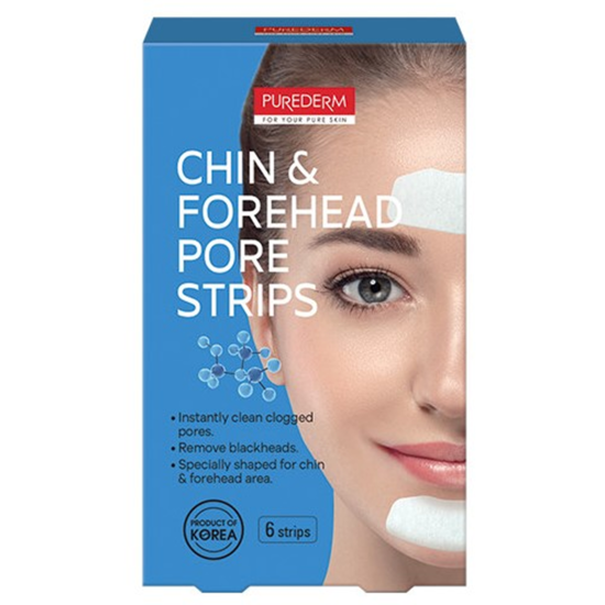 Purederm Chin & Forehead Strips 6 st