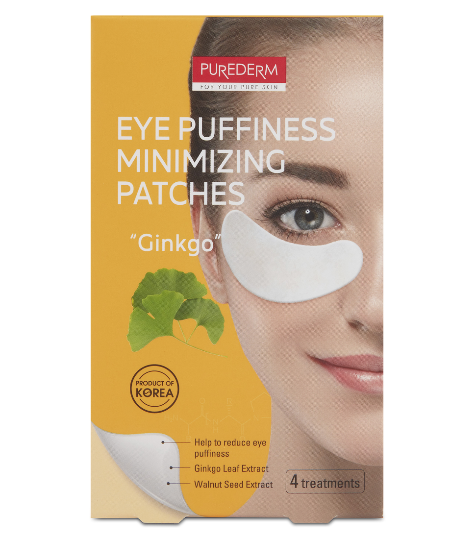 Purederm Eye Puffiness Minimizing Eye Patches Ginkgo 8 st
