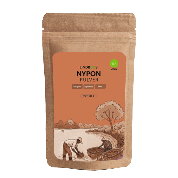 Lindroos Nyponpulver Ekologiskt 300 g