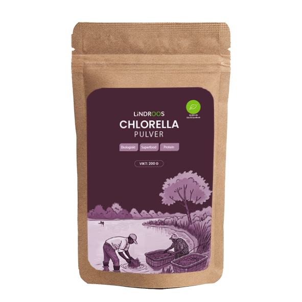 Lindroos Chlorellapulver Ekologiskt 200 g