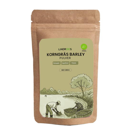 Lindroos Korngräspulver Barley Ekologiskt 200 g