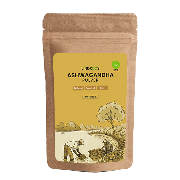 Lindroos Ashwagandhapulver Ekologiskt 200 g