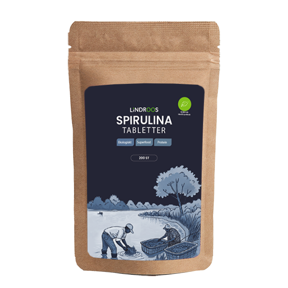 Lindroos Spirulina Ekologiska 200 tabletter