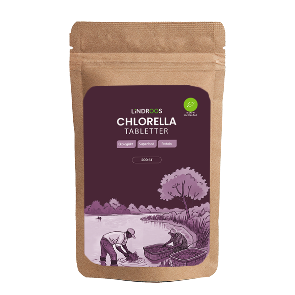 Lindroos Chlorella Ekologiska 200 tabletter