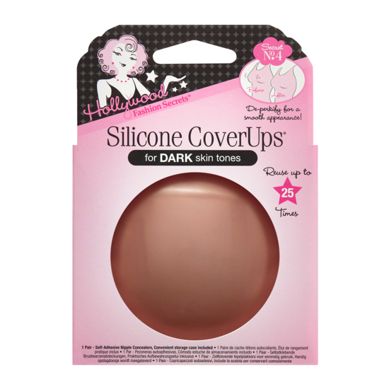 Hollywood Fashion Secrets Silicone Cover Ups Dark