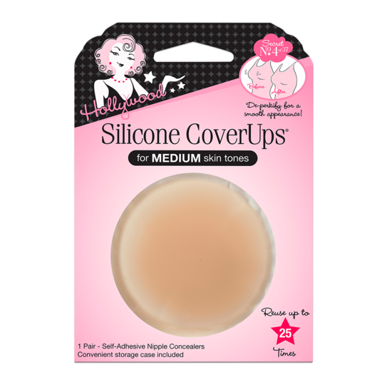 Hollywood Fashion Secrets Silicone Cover Ups Medium