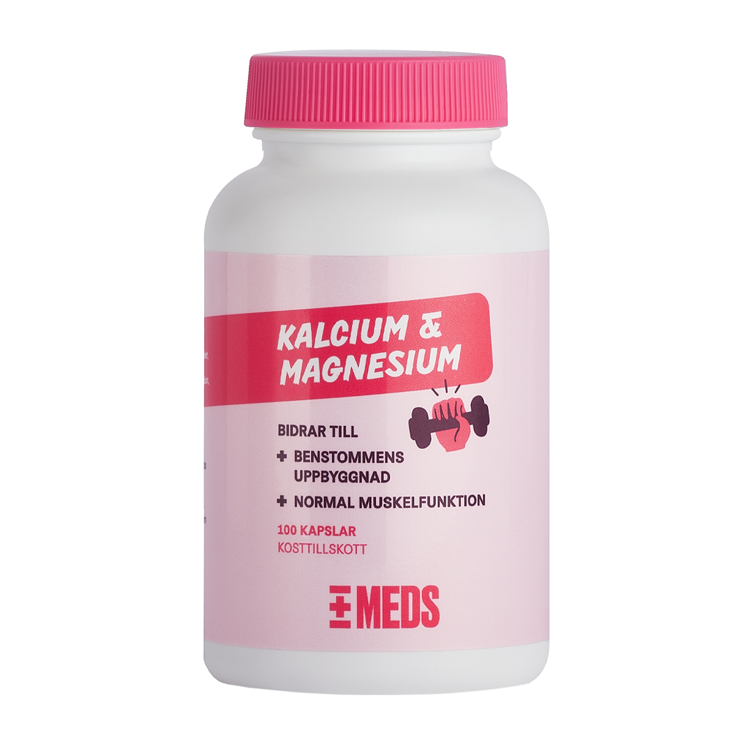 MEDS Kalcium & Magnesium 100 kapslar