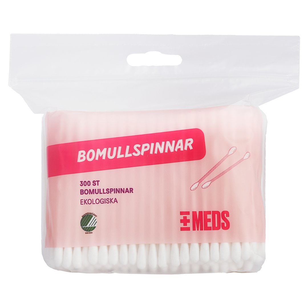 MEDS Bomullspinnar EKO 300 st