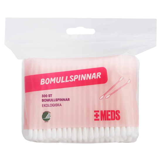MEDS Bomullspinnar EKO 300 st