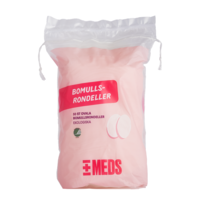 MEDS Bomullsrondeller Stora ovala EKO 50 st