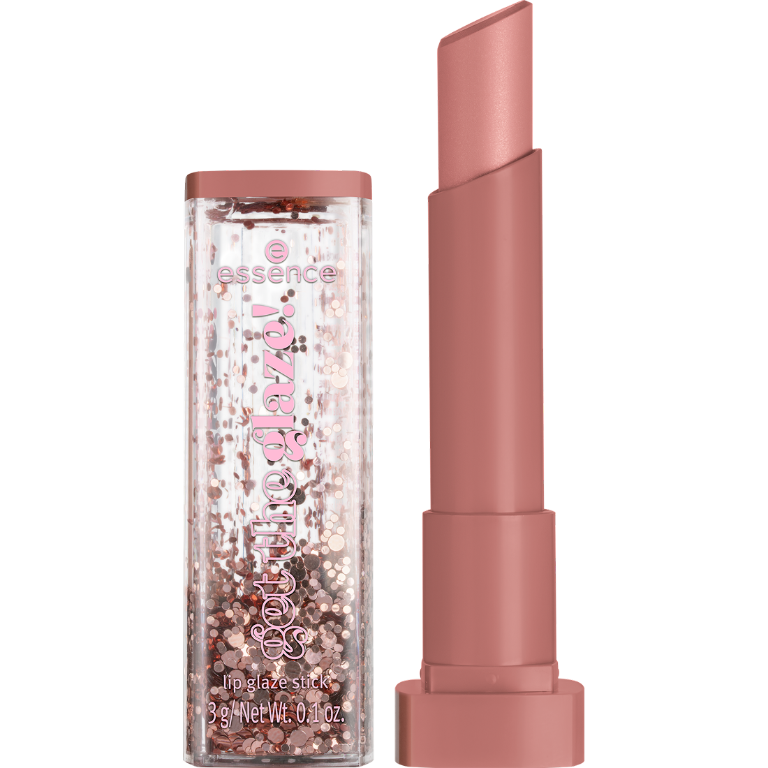 essence Get the Glaze! Lip Glaze Stick 01 Brown Sugar Glaze 3 g