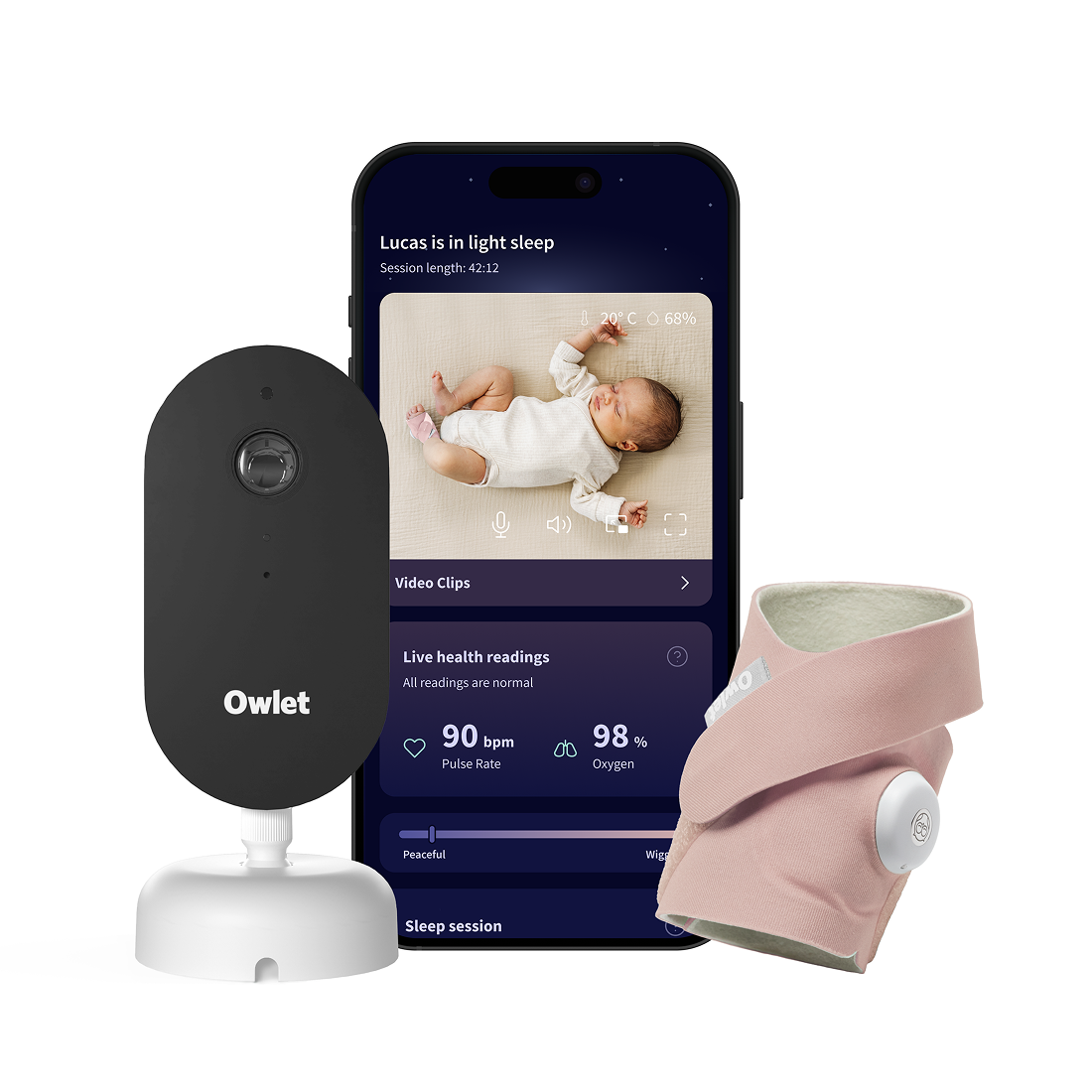 Owlet Dream Sight Duo Dusty Rose