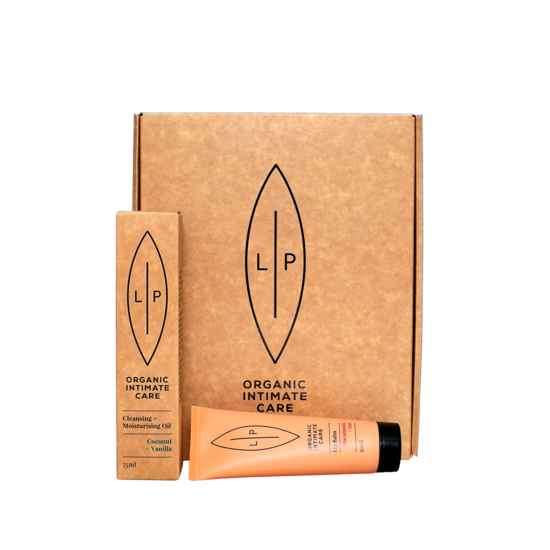 Lip Intimate Care Giftbox Duo Cleansing Oil Coconut + Lip Balm