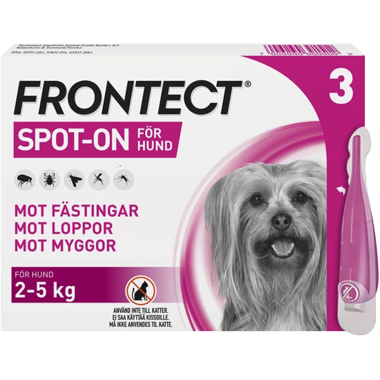 Frontect Spot-on Hund XS 2-5 kg 3 x 0,5 ml