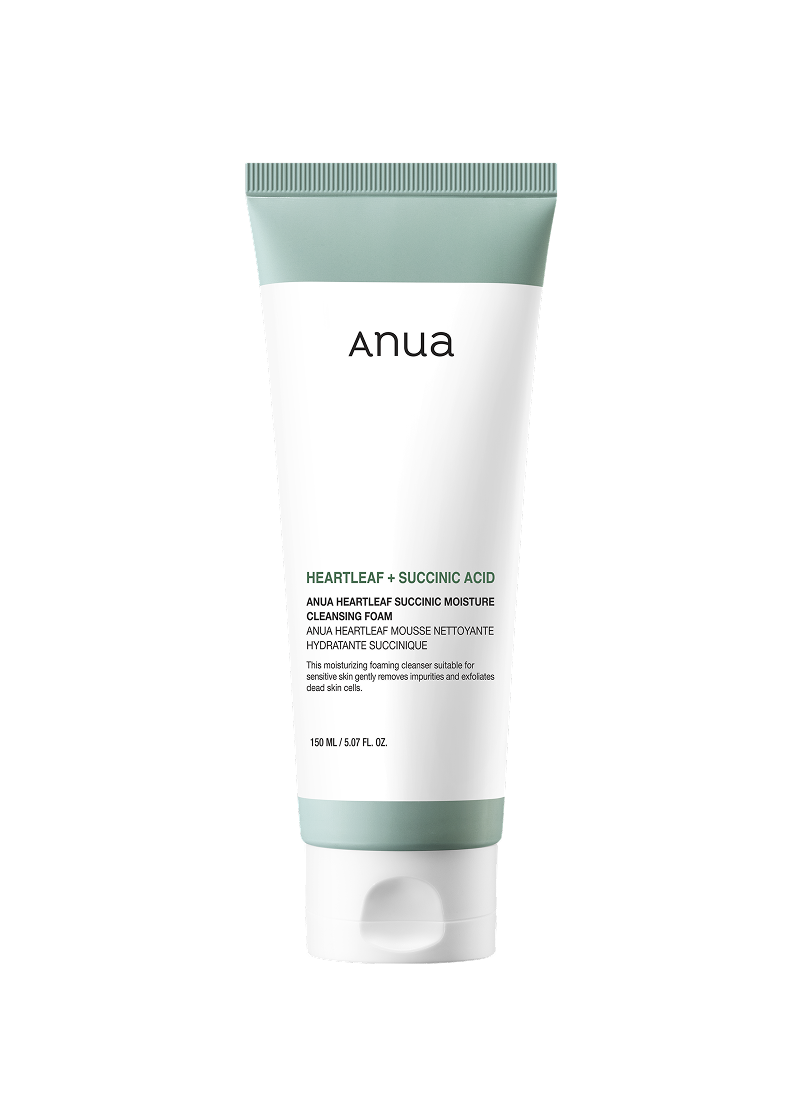 Anua Heartleaf Succinic Moisture Cleansing Foam 150 ml