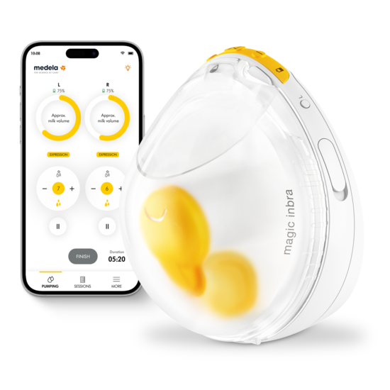 Medela Magic InBra Bärbar Bröstpump Enkel