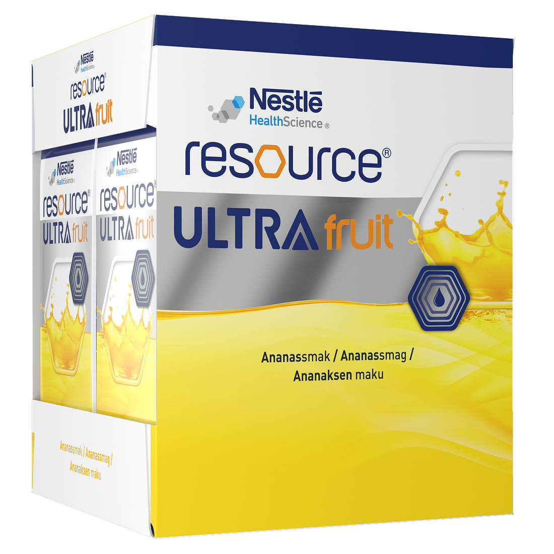 Resource Ultra Fruit Ananas 4 x 200 ml