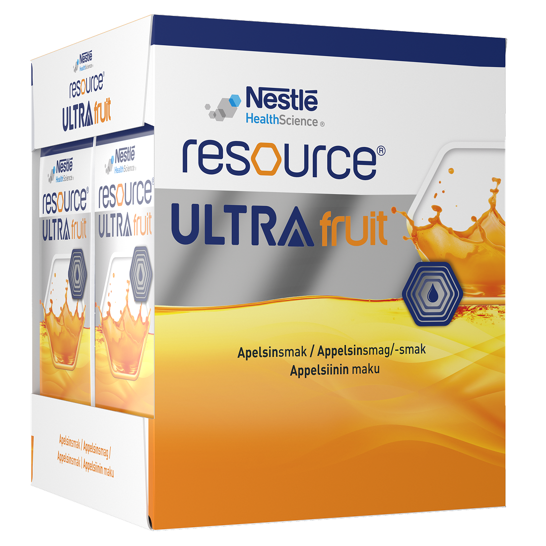 Resource Ultra Fruit Apelsin 4 x 200 ml