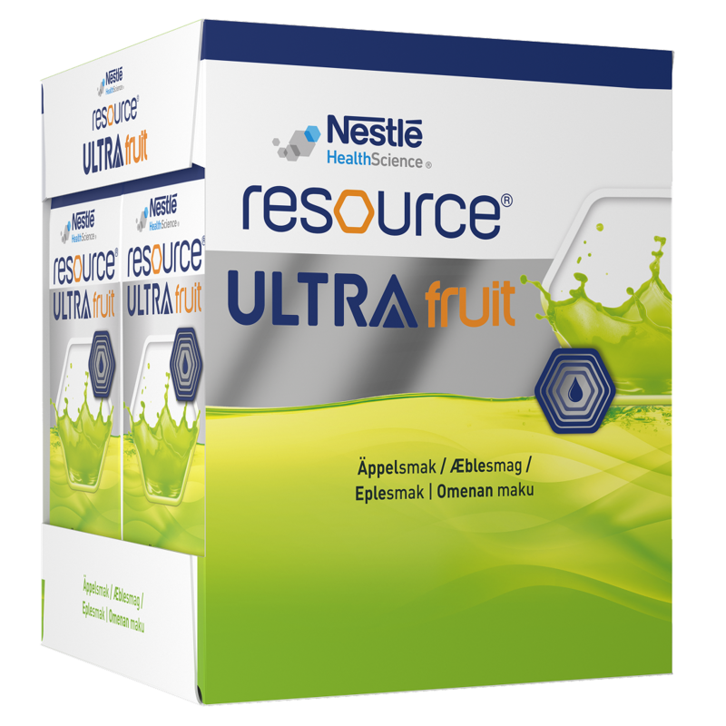 Resource Ultra Fruit Äpple 4 x 200 ml