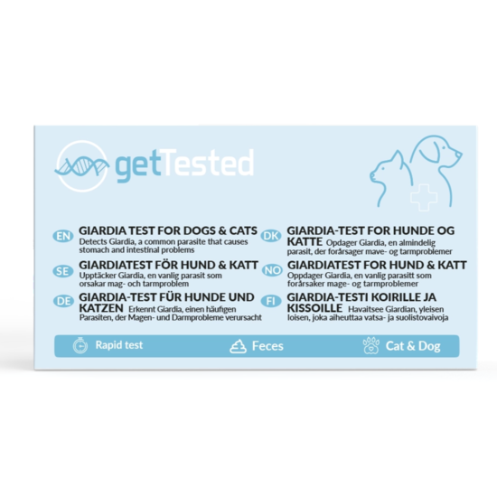 GetTested Giardia-test för Hund och Katt