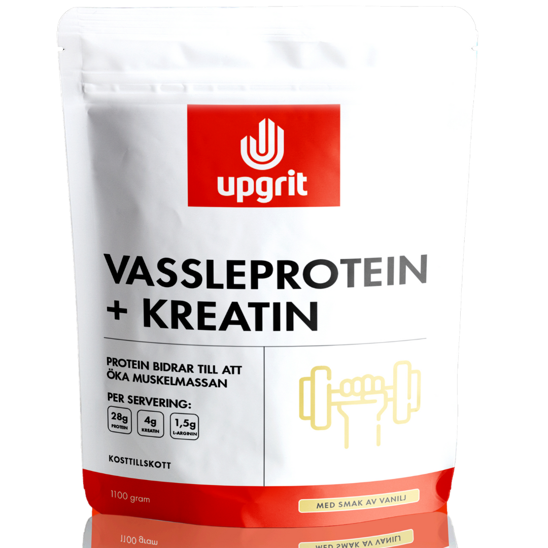 Upgrit Vassleprotein + Kreatin Vanilj 1100 g