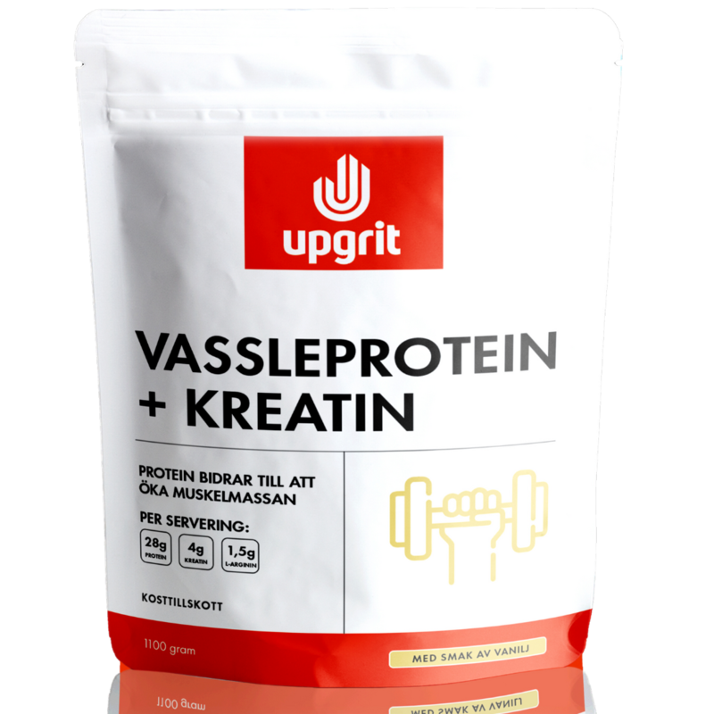 Upgrit Vassleprotein + Kreatin Vanilj 1100 g