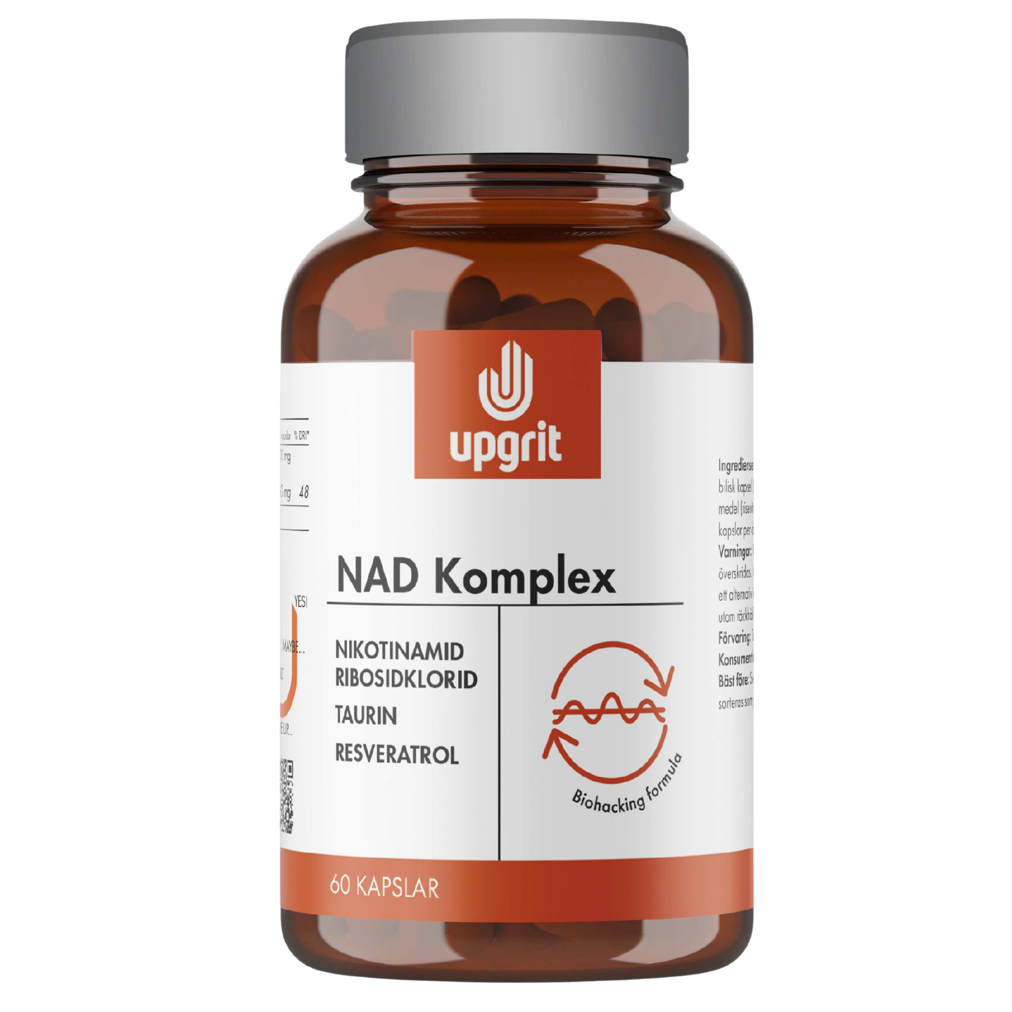 Upgrit NAD-Komplex 60 kapslar