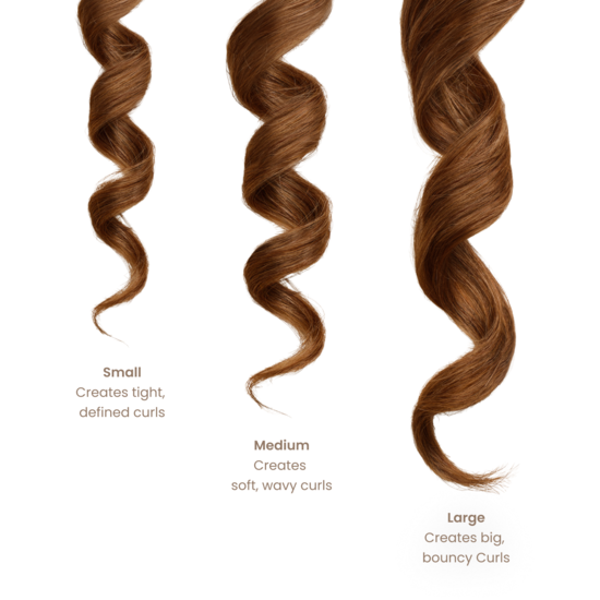 Lenoites Heatless Curls in Mulberry Silk Golden Sand Large