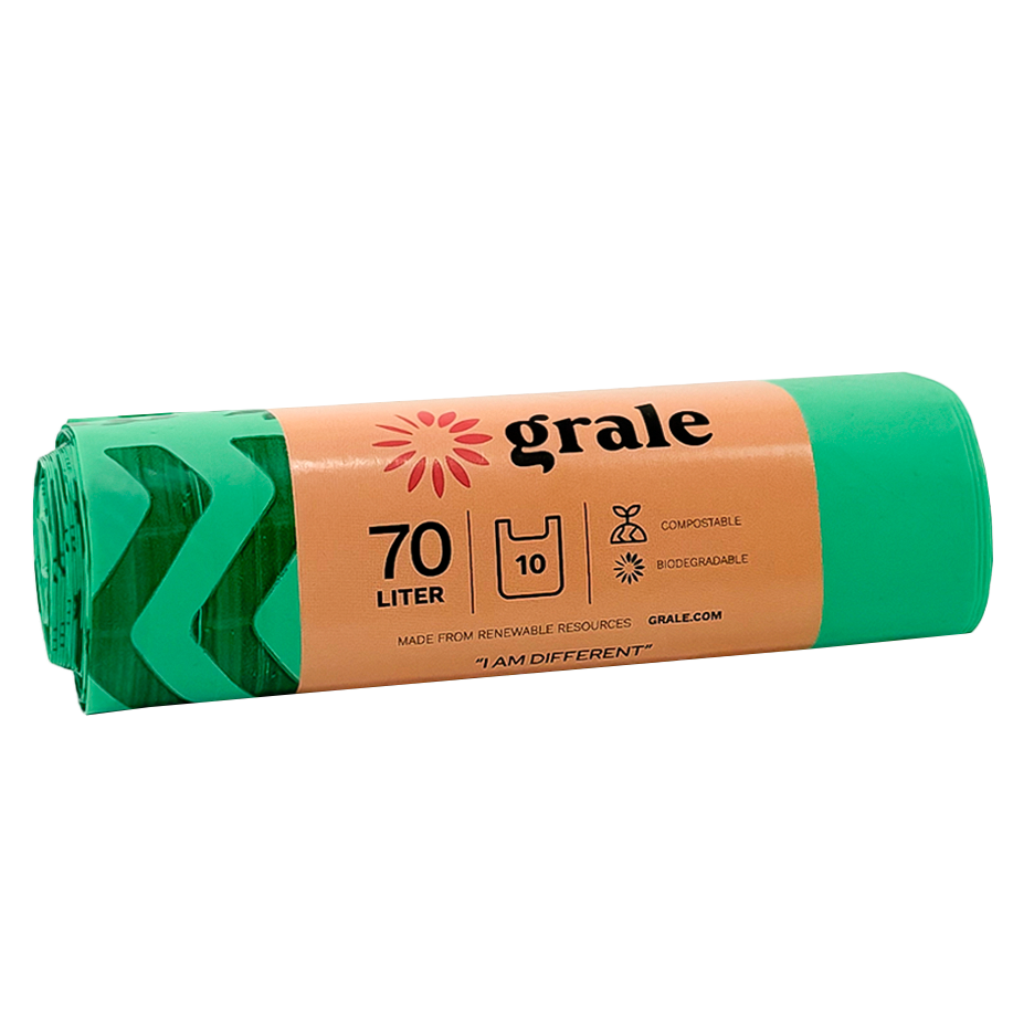Grale Avfallspåse Sopsäck Extra Stark 70L 10-pack
