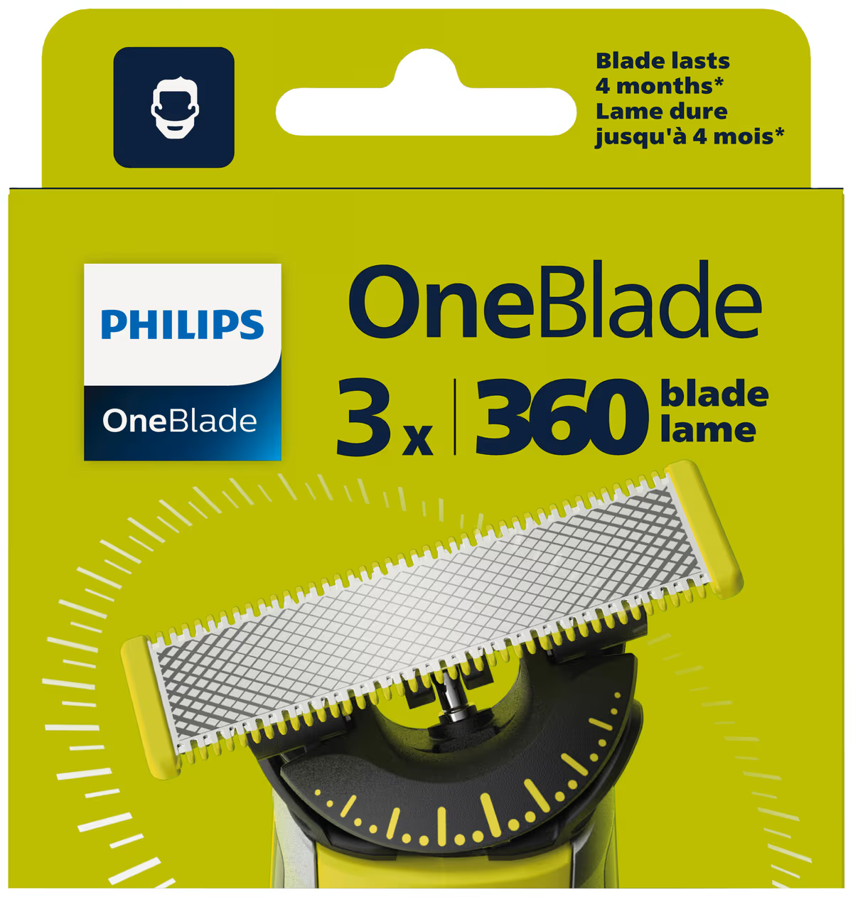 Philips OneBlade 360 Rakblad 3-pack QP430/50