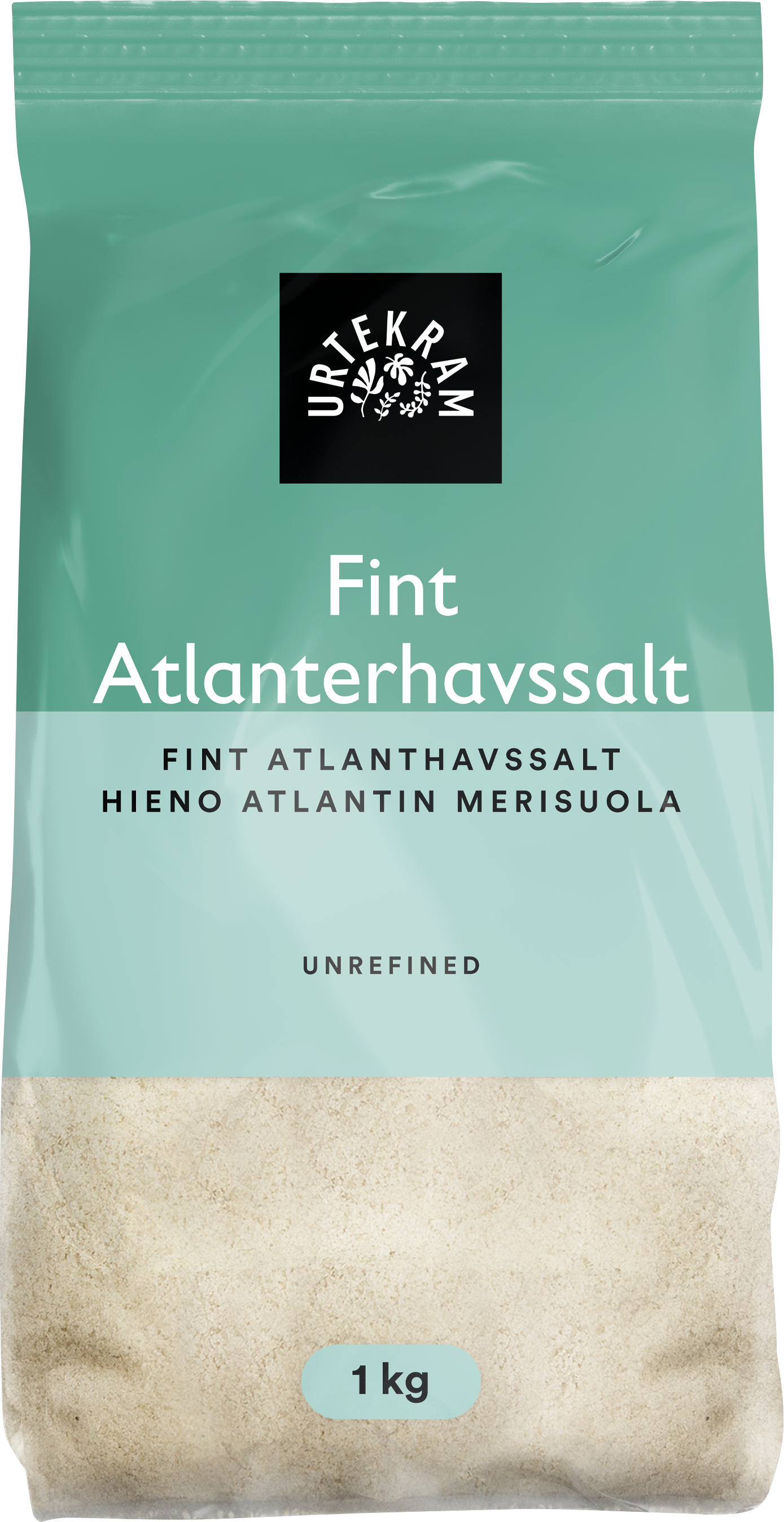 Urtekram Salt Fint Atlanthavsalt 1 kg