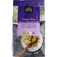 Urtekram Grova Havreflingor Eko Glutenfri 600 g