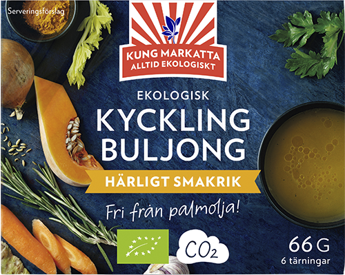 Kung Markatta Kycklingbuljongtärning EKO 6 st