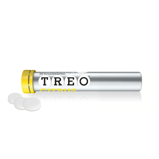 Treo citrus, brustablett 500 mg/50 mg 20 st