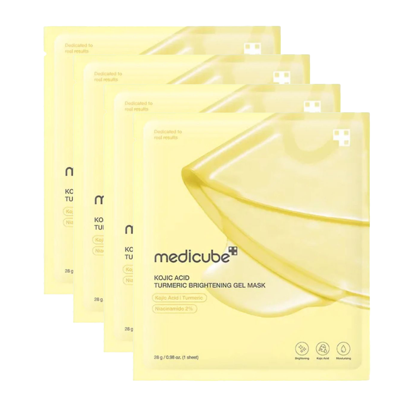 Medicube Kojic Acid Turmeric Brightening Gel Mask 4 st