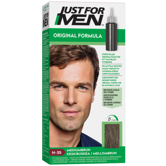 Just For Men Hårfärg Medium brun