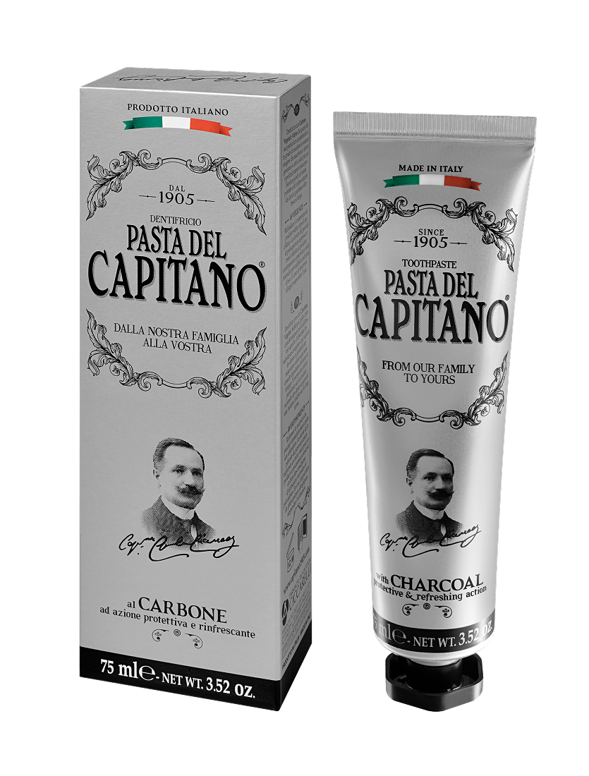 Pasta del Capitano 1905 Charcoal Toothpaste 75 ml