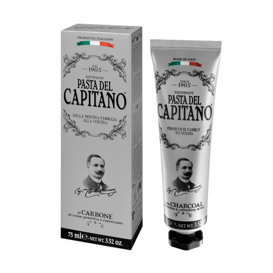 Pasta del Capitano 1905 Charcoal Toothpaste 75 ml